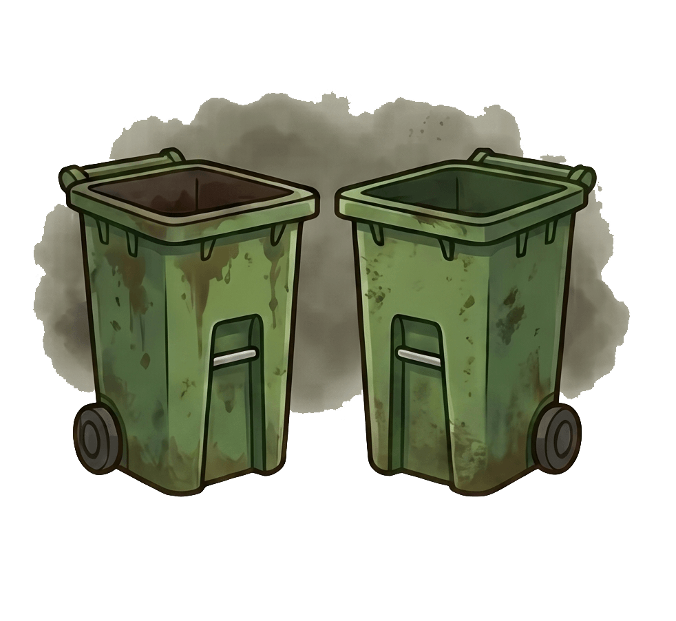 Dirty Trash Cans | Scrubbly Bins Downingtown, PA